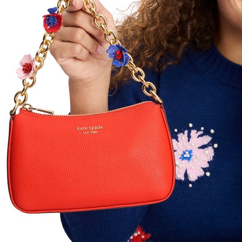 Kate Spade Jolie Novelty Flower Chain Convertible Crossbody Bag